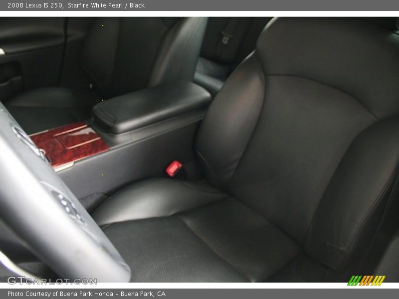 Starfire White Pearl / Black 2008 Lexus IS 250