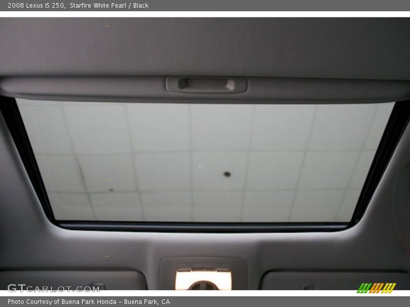 Starfire White Pearl / Black 2008 Lexus IS 250