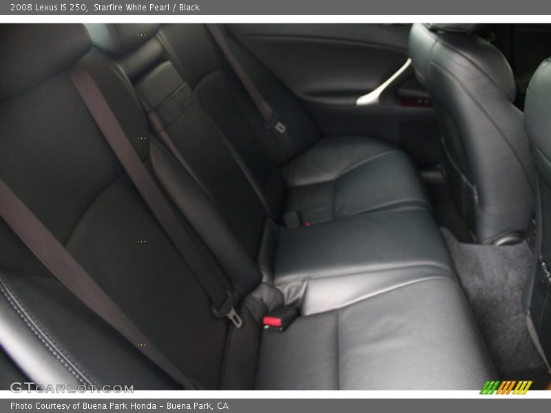 Starfire White Pearl / Black 2008 Lexus IS 250