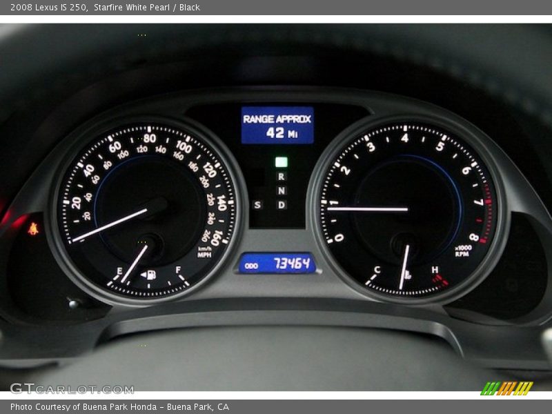 Starfire White Pearl / Black 2008 Lexus IS 250