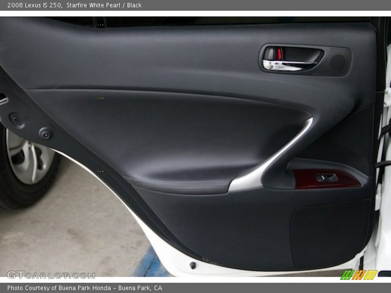 Starfire White Pearl / Black 2008 Lexus IS 250