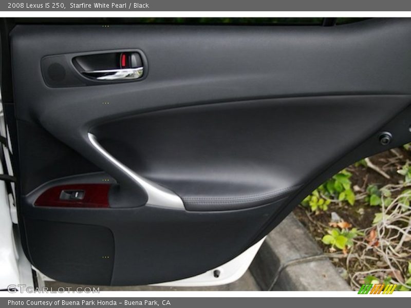 Starfire White Pearl / Black 2008 Lexus IS 250