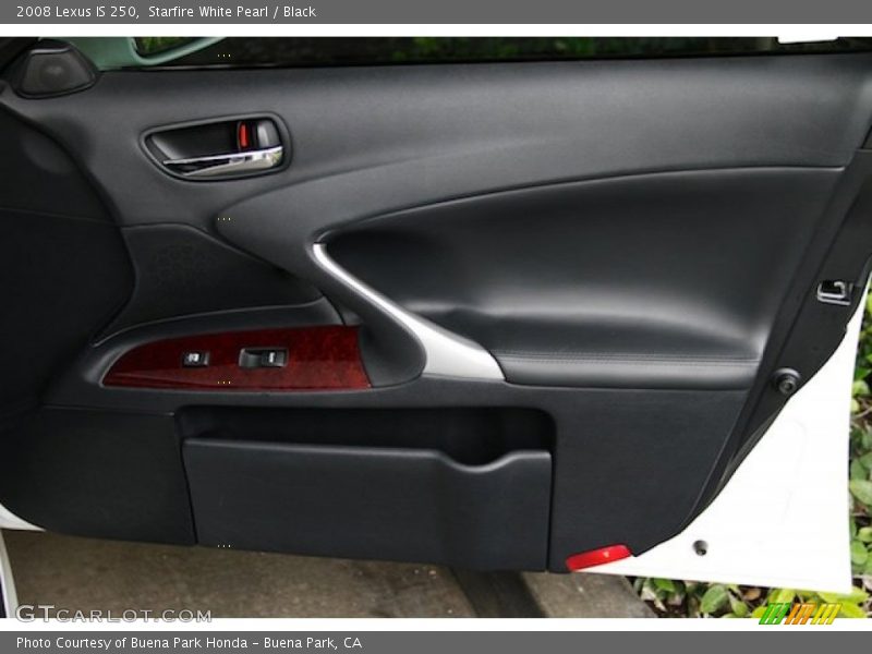Starfire White Pearl / Black 2008 Lexus IS 250