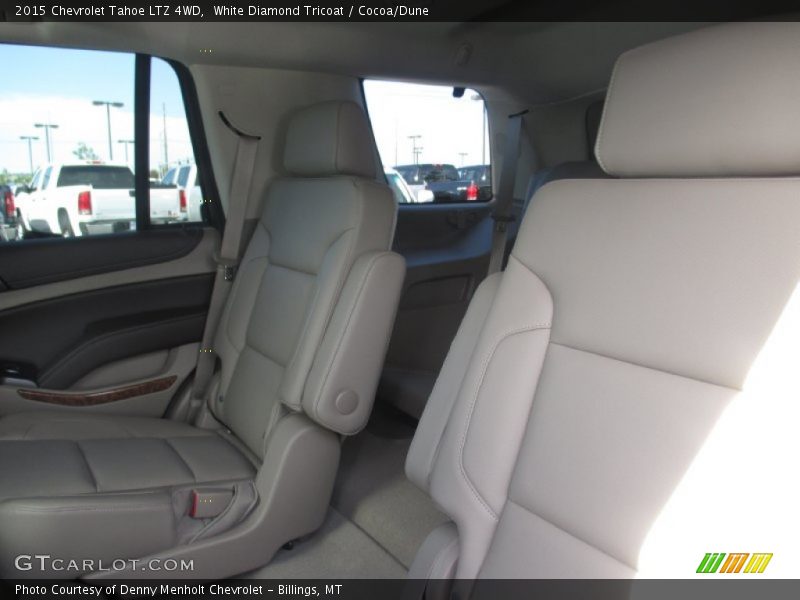 White Diamond Tricoat / Cocoa/Dune 2015 Chevrolet Tahoe LTZ 4WD