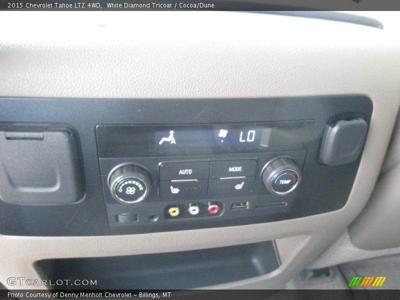 White Diamond Tricoat / Cocoa/Dune 2015 Chevrolet Tahoe LTZ 4WD