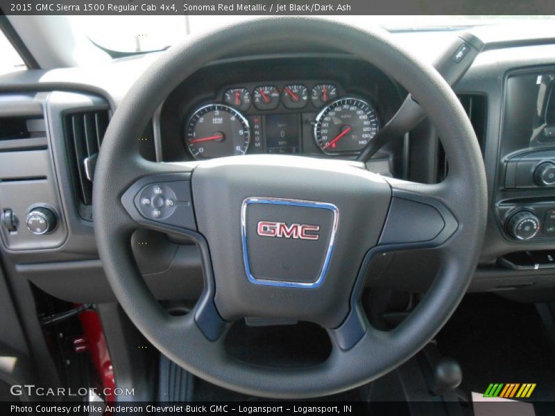 Sonoma Red Metallic / Jet Black/Dark Ash 2015 GMC Sierra 1500 Regular Cab 4x4