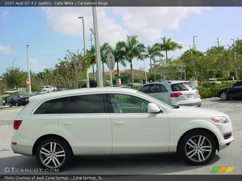 Calla White / Cardamom Beige 2007 Audi Q7 4.2 quattro