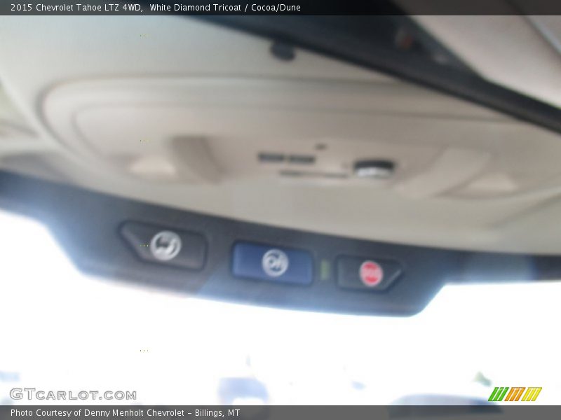 White Diamond Tricoat / Cocoa/Dune 2015 Chevrolet Tahoe LTZ 4WD