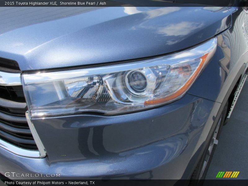 Shoreline Blue Pearl / Ash 2015 Toyota Highlander XLE