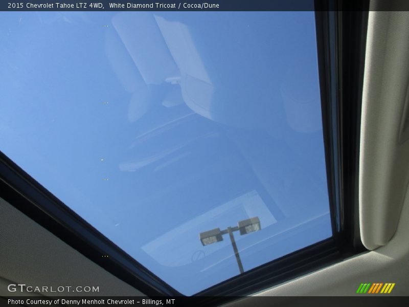 White Diamond Tricoat / Cocoa/Dune 2015 Chevrolet Tahoe LTZ 4WD