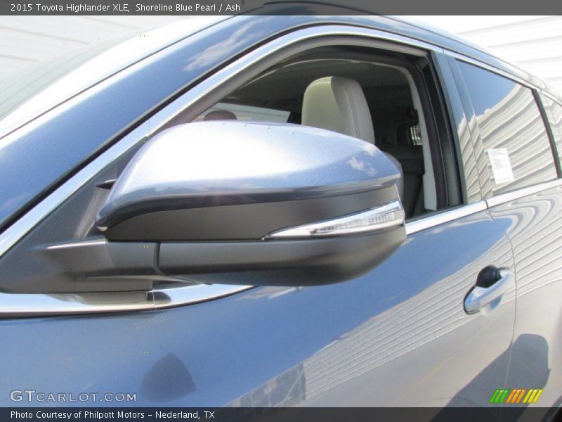 Shoreline Blue Pearl / Ash 2015 Toyota Highlander XLE
