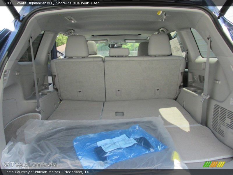 Shoreline Blue Pearl / Ash 2015 Toyota Highlander XLE