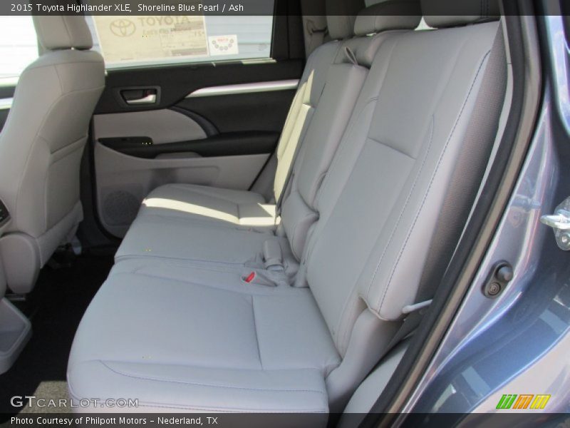 Shoreline Blue Pearl / Ash 2015 Toyota Highlander XLE