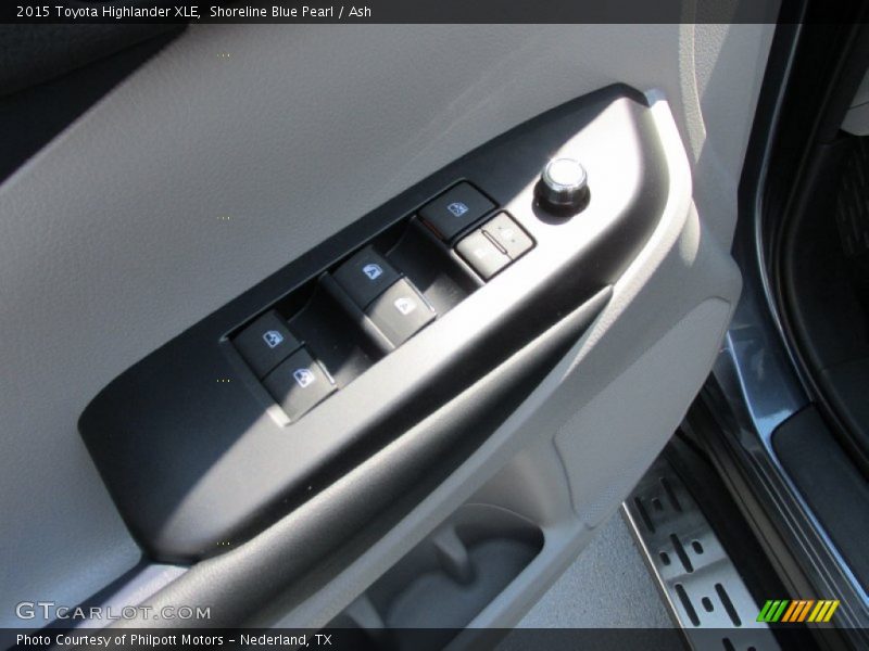 Shoreline Blue Pearl / Ash 2015 Toyota Highlander XLE