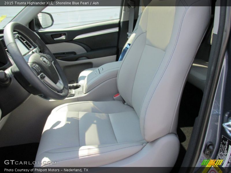 Shoreline Blue Pearl / Ash 2015 Toyota Highlander XLE
