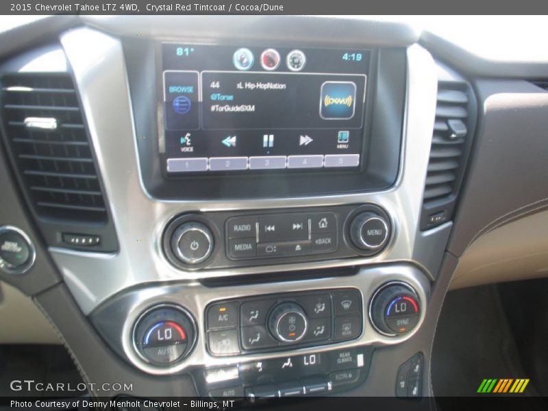 Crystal Red Tintcoat / Cocoa/Dune 2015 Chevrolet Tahoe LTZ 4WD