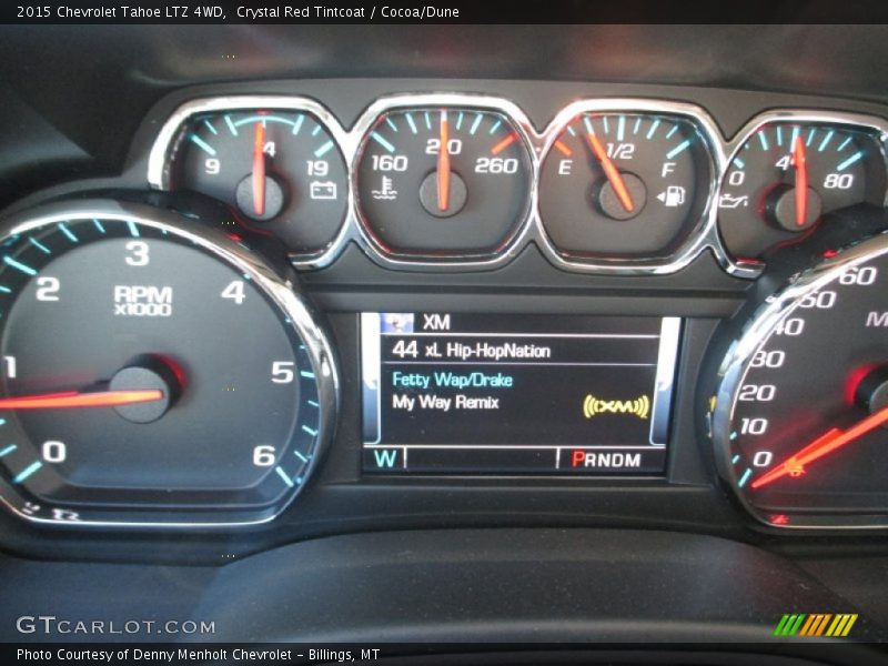 Crystal Red Tintcoat / Cocoa/Dune 2015 Chevrolet Tahoe LTZ 4WD