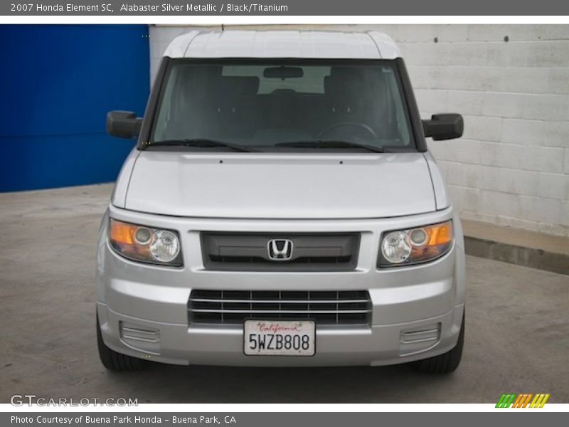 Alabaster Silver Metallic / Black/Titanium 2007 Honda Element SC