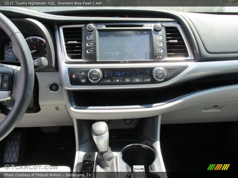 Shoreline Blue Pearl / Ash 2015 Toyota Highlander XLE