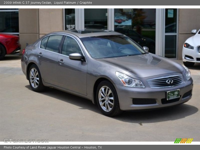 Liquid Platinum / Graphite 2009 Infiniti G 37 Journey Sedan