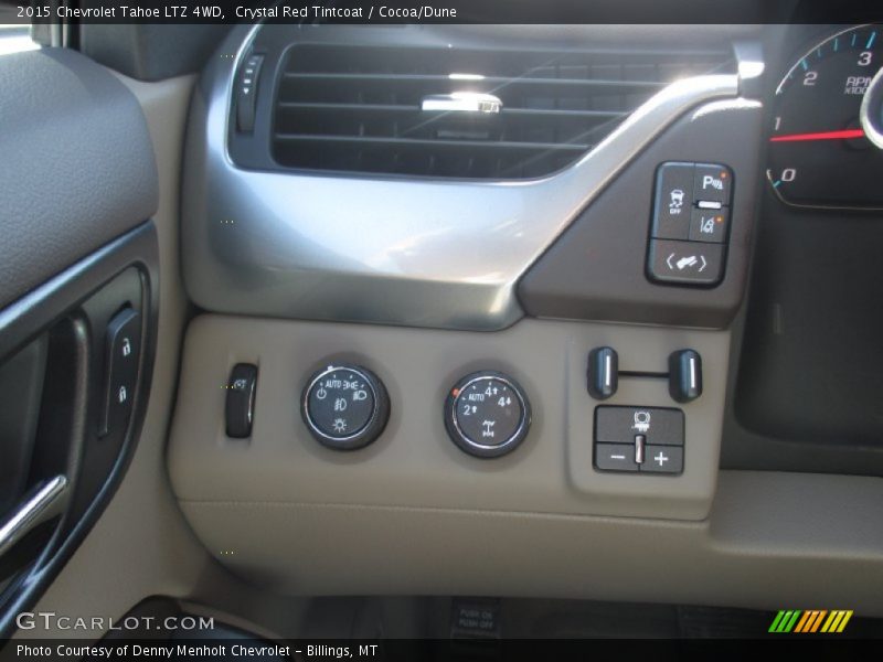 Crystal Red Tintcoat / Cocoa/Dune 2015 Chevrolet Tahoe LTZ 4WD