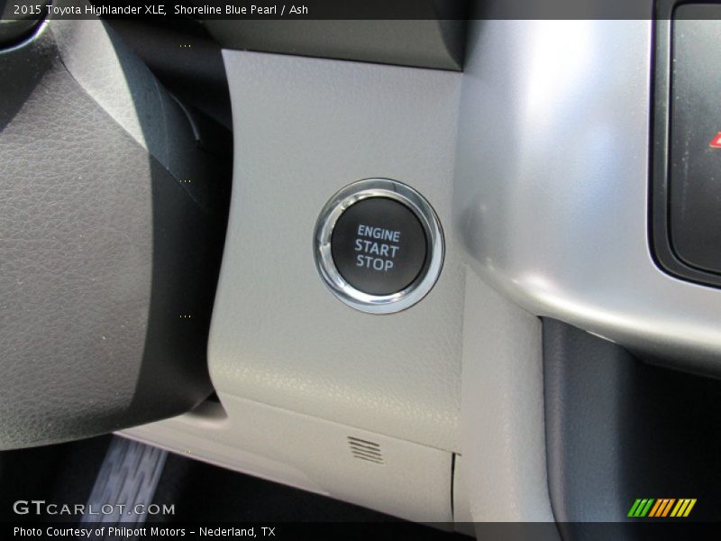 Shoreline Blue Pearl / Ash 2015 Toyota Highlander XLE