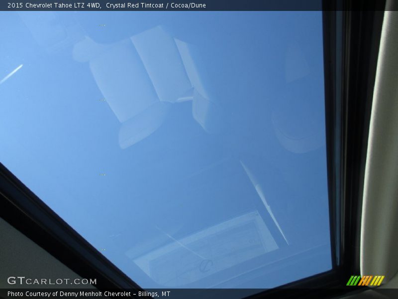 Crystal Red Tintcoat / Cocoa/Dune 2015 Chevrolet Tahoe LTZ 4WD