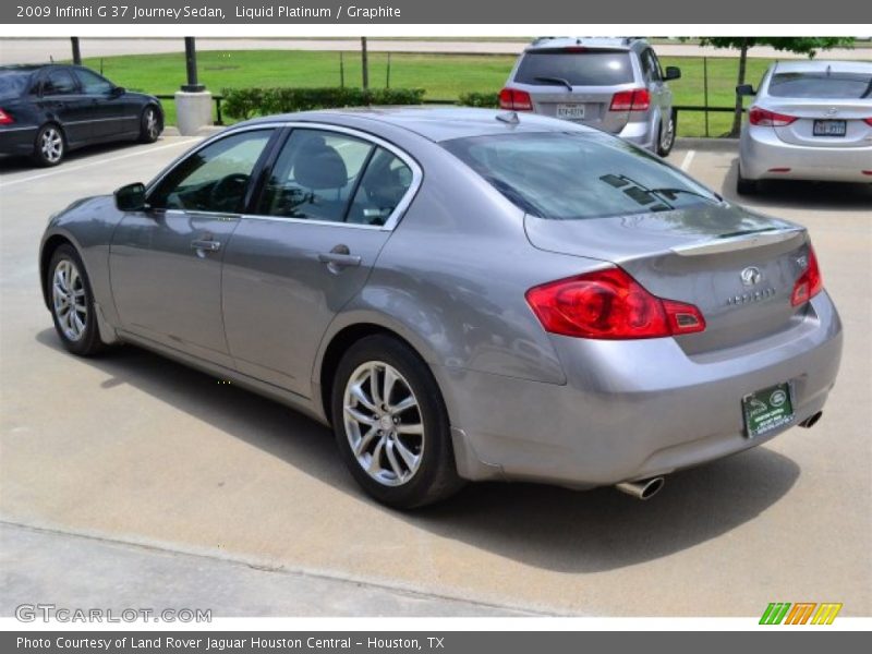 Liquid Platinum / Graphite 2009 Infiniti G 37 Journey Sedan