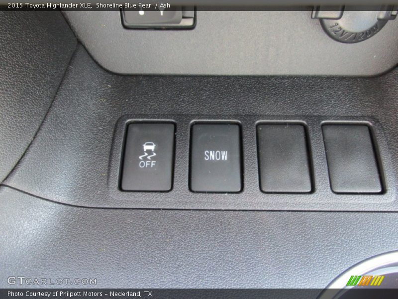Shoreline Blue Pearl / Ash 2015 Toyota Highlander XLE