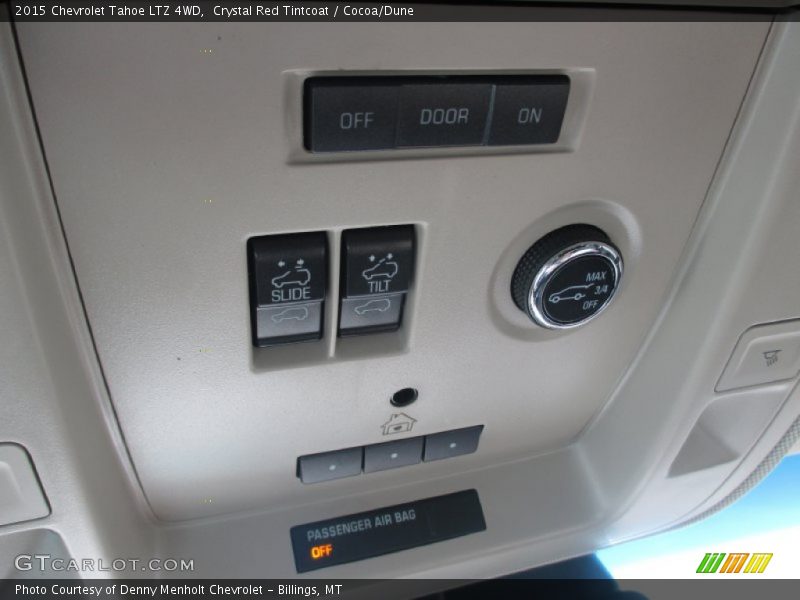 Crystal Red Tintcoat / Cocoa/Dune 2015 Chevrolet Tahoe LTZ 4WD