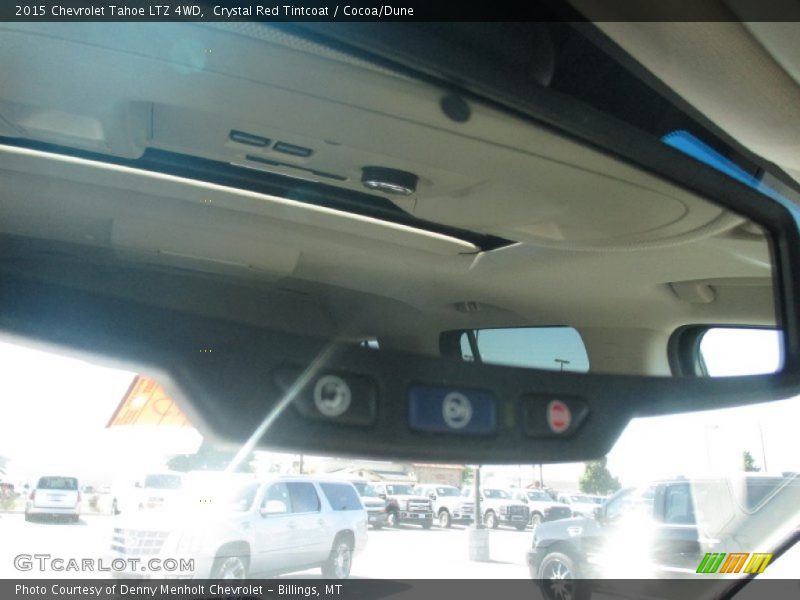 Crystal Red Tintcoat / Cocoa/Dune 2015 Chevrolet Tahoe LTZ 4WD