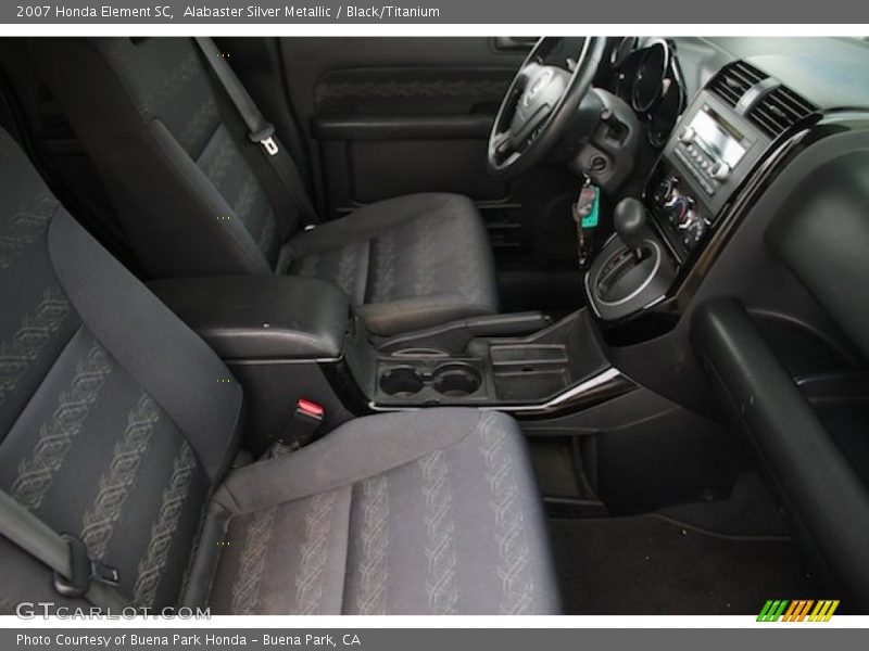 Alabaster Silver Metallic / Black/Titanium 2007 Honda Element SC