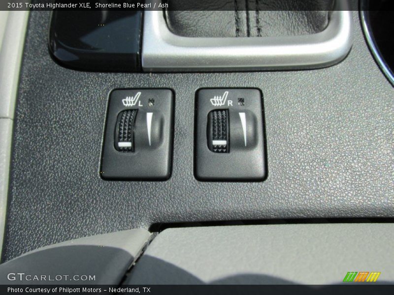 Shoreline Blue Pearl / Ash 2015 Toyota Highlander XLE