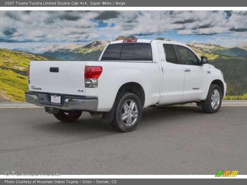 Super White / Beige 2007 Toyota Tundra Limited Double Cab 4x4