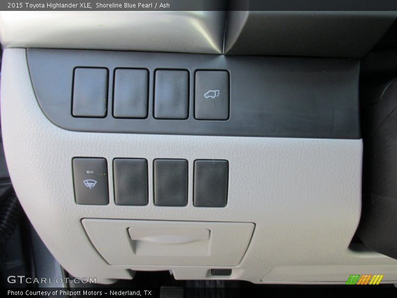 Shoreline Blue Pearl / Ash 2015 Toyota Highlander XLE