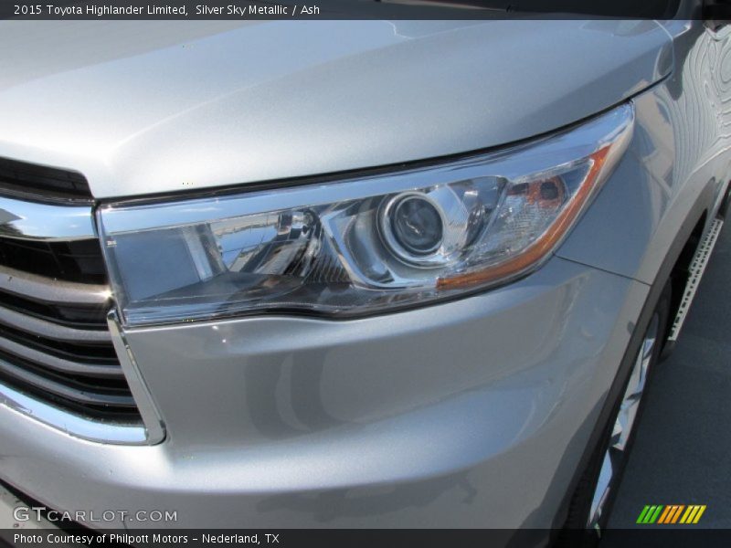 Silver Sky Metallic / Ash 2015 Toyota Highlander Limited