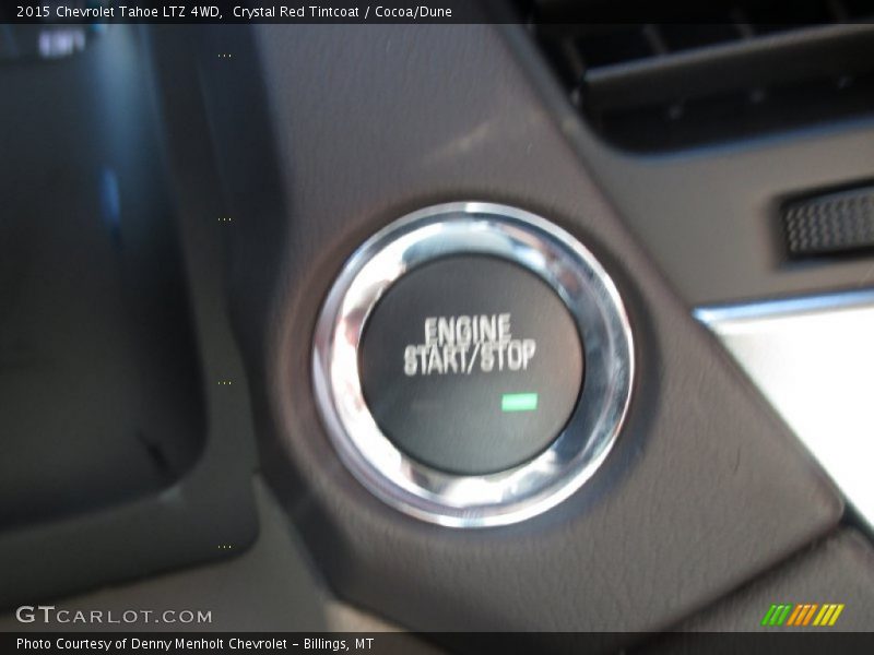 Crystal Red Tintcoat / Cocoa/Dune 2015 Chevrolet Tahoe LTZ 4WD