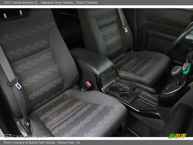 Alabaster Silver Metallic / Black/Titanium 2007 Honda Element SC
