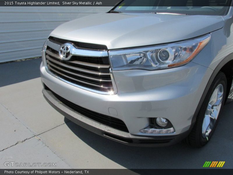 Silver Sky Metallic / Ash 2015 Toyota Highlander Limited