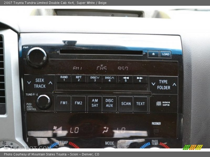 Super White / Beige 2007 Toyota Tundra Limited Double Cab 4x4