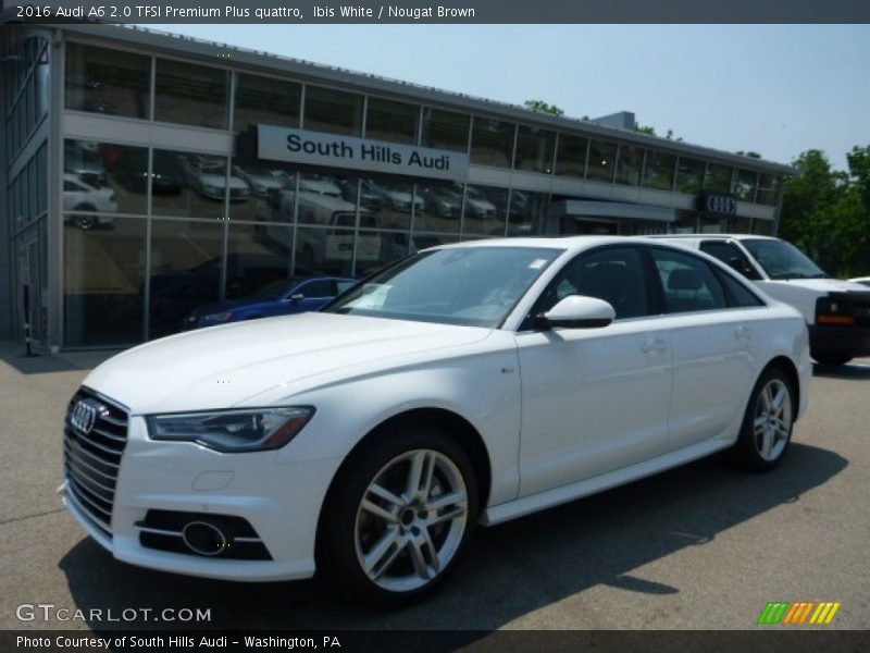 Ibis White / Nougat Brown 2016 Audi A6 2.0 TFSI Premium Plus quattro