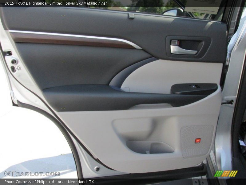 Silver Sky Metallic / Ash 2015 Toyota Highlander Limited