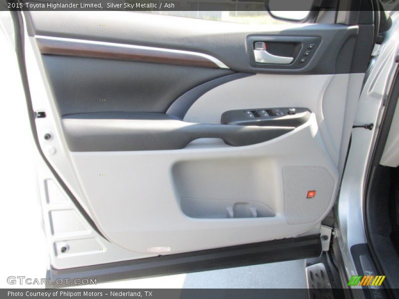 Silver Sky Metallic / Ash 2015 Toyota Highlander Limited