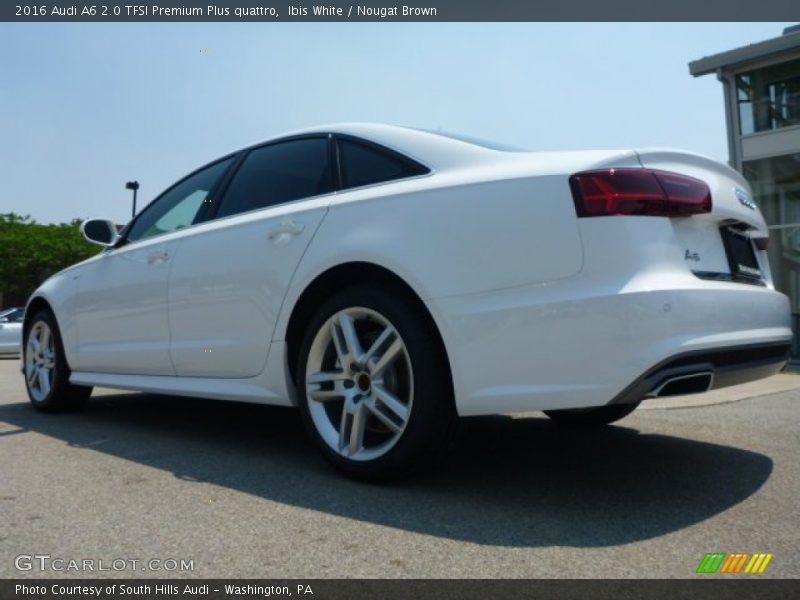 Ibis White / Nougat Brown 2016 Audi A6 2.0 TFSI Premium Plus quattro