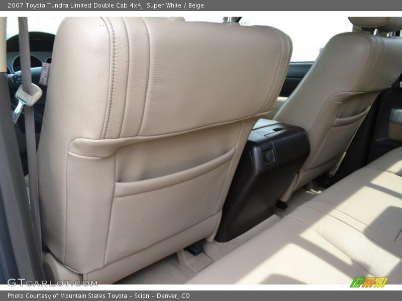 Super White / Beige 2007 Toyota Tundra Limited Double Cab 4x4