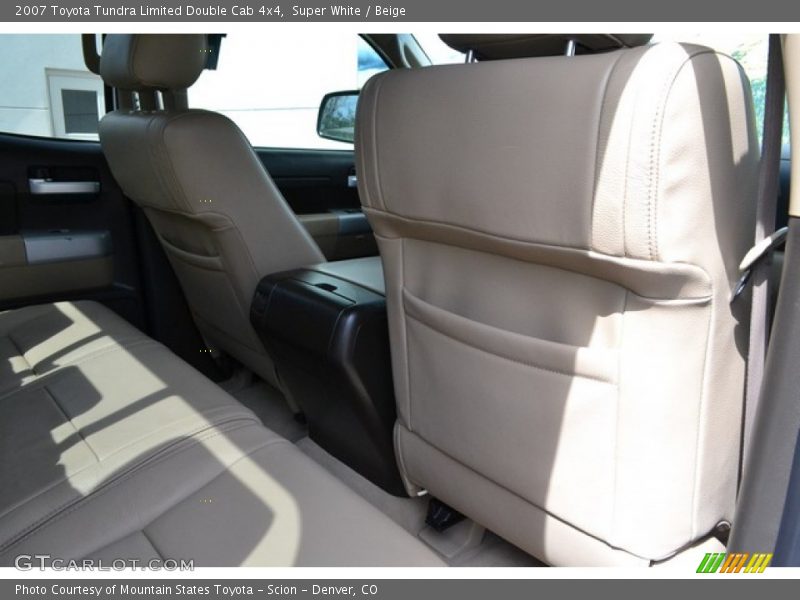 Super White / Beige 2007 Toyota Tundra Limited Double Cab 4x4