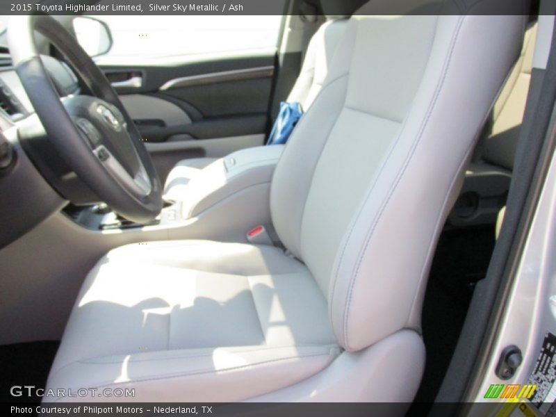 Silver Sky Metallic / Ash 2015 Toyota Highlander Limited