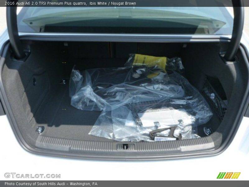 Ibis White / Nougat Brown 2016 Audi A6 2.0 TFSI Premium Plus quattro