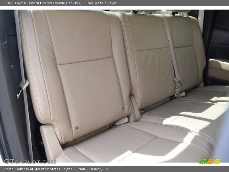 Super White / Beige 2007 Toyota Tundra Limited Double Cab 4x4