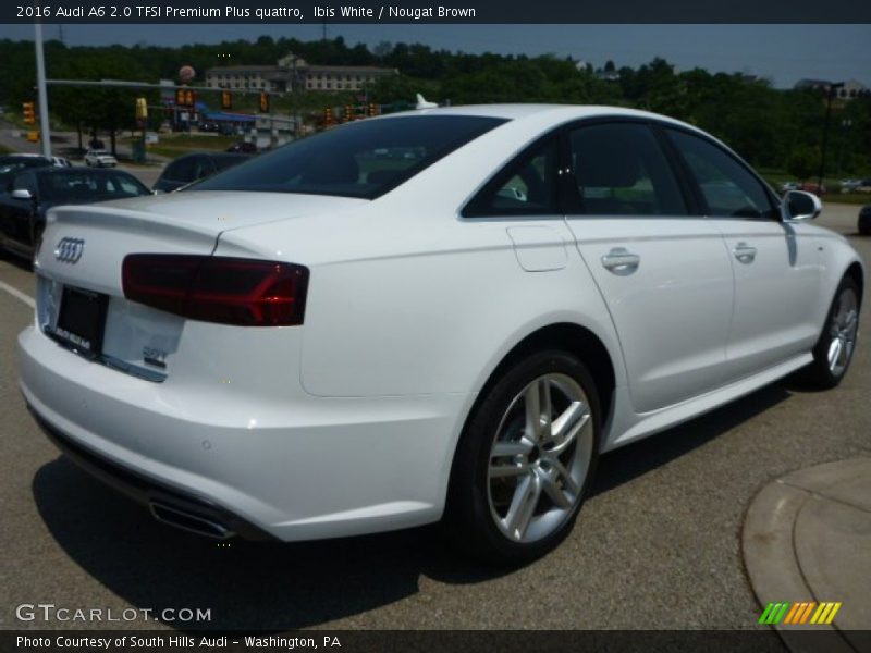 Ibis White / Nougat Brown 2016 Audi A6 2.0 TFSI Premium Plus quattro